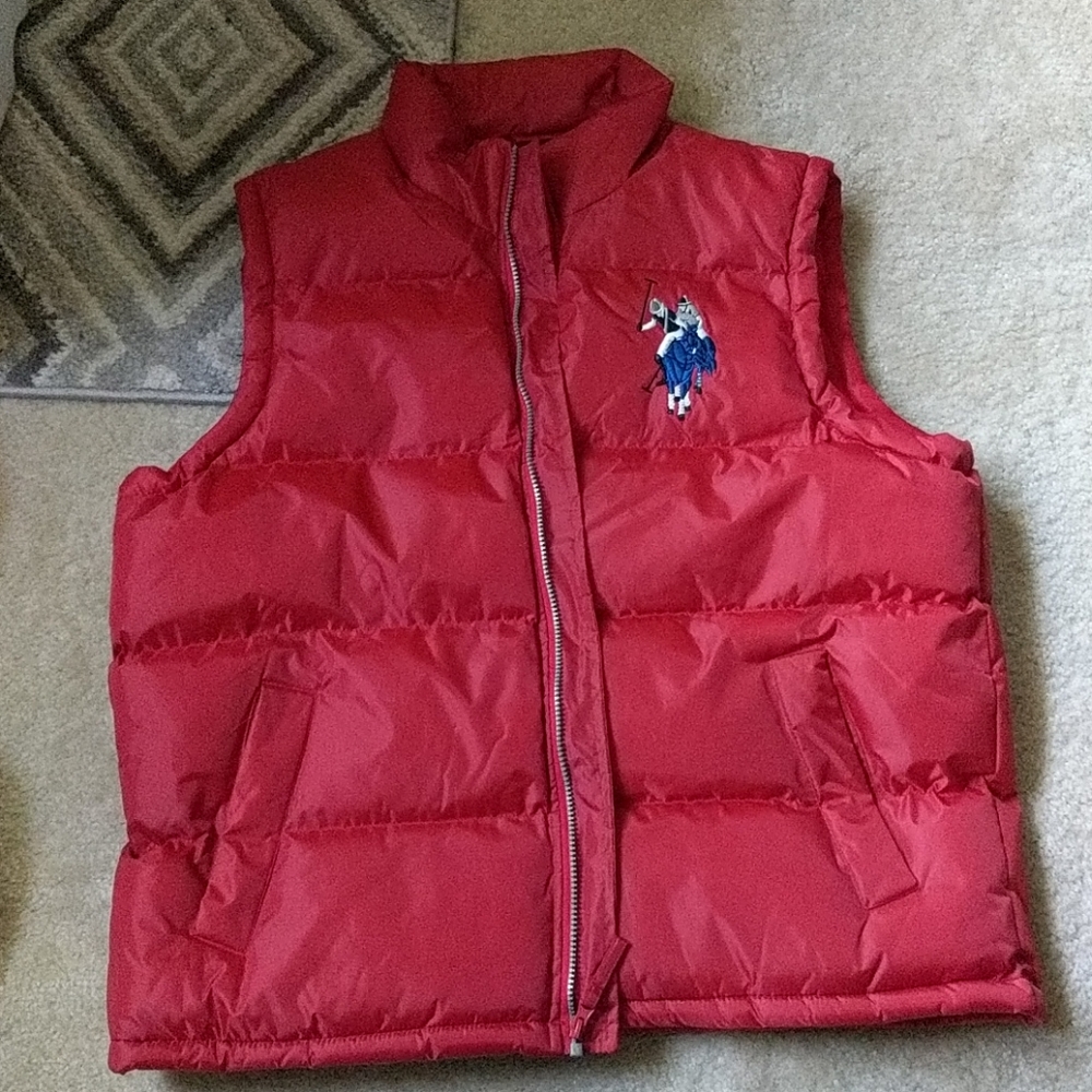 Mens XL Polo Puffer Vest